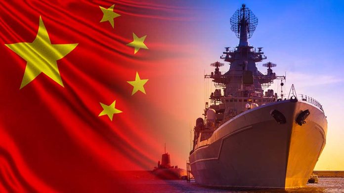 Huge Chinese Fleet Caught Barreling Towards US Naval Base