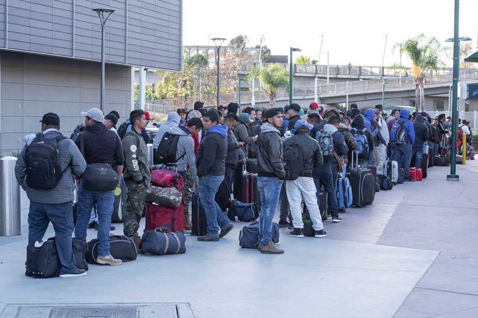 Illegal Aliens Line Up at Border for End of Title 42