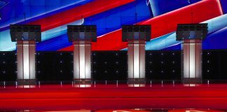 Trump vs Harris Debate Stage Set