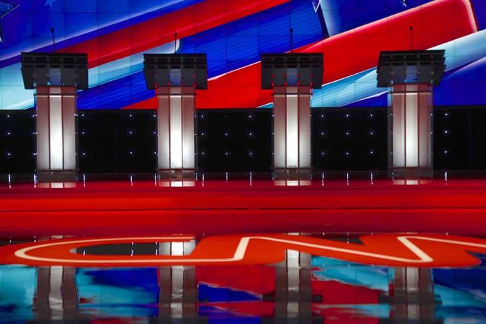 Trump vs Harris Debate Stage Set