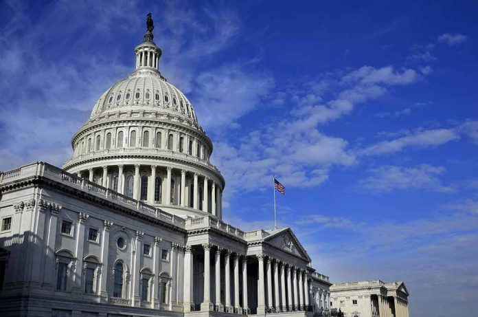 Democrats Take Part in Protest as Trump Delivers Address