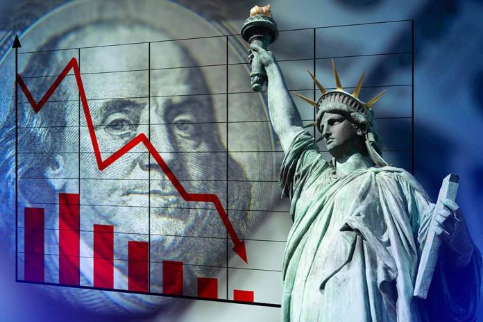 1714660897 featured image Statue of Liberty with declining stock chart overlay