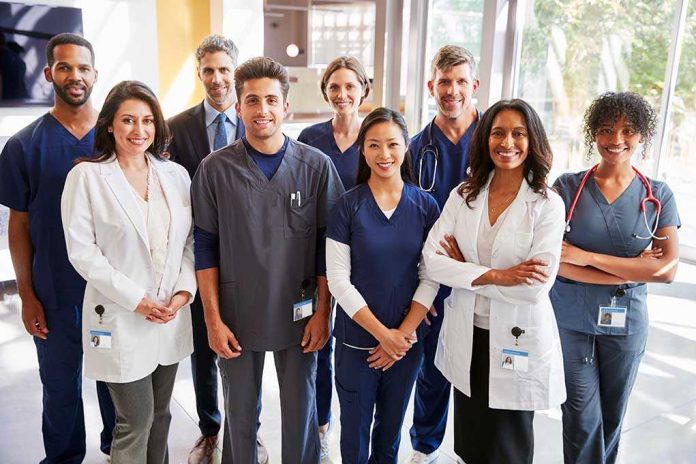 1133218364 featured image Group of medical professionals in a hospital setting