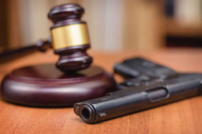1329218465 featured image Gavel and handgun on a wooden surface