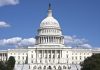 U.S. Capitol building against blue sky