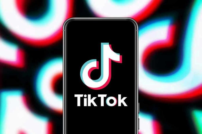 1688057260 TikTok app logo on a smartphone screen