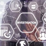Investigation with various related icons and diagrams