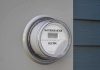Digital electric meter displaying energy consumption