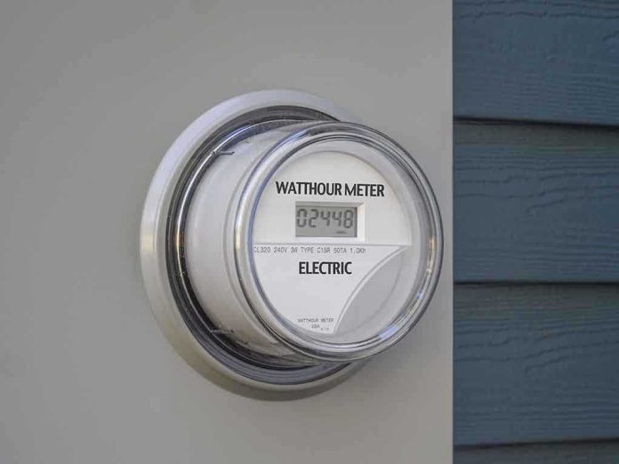 shutterstock_196485224.jpg Digital electric meter displaying energy consumption