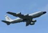 Trump Deploys Bombers —Seen in Attack Formation! Military aircraft flying in clear blue sky.
