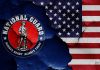 National Guard Members SHOT – IMMEDIATELY Blame Game Starts National Guard logo over a distressed American flag.