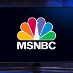Trump Targets NBC – Demands FCC Probe MSNBC logo displayed on a television screen