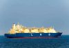 Sixteen Supertankers Breach US Blockade as Warships Move In LNG tanker ship sailing on open sea.