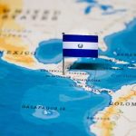 El Salvador President Torches Pathetic Dem Statement Map of Central America with a flag of El Salvador pinned on it