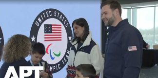Vance Family Meets Team USA - See Their Reaction