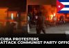 Cubans Torch Communist Party Office During Blackout Fury