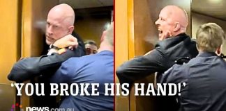 SEAL Senator Yanks Protester–Officers Saved