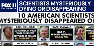 11 DEATHS or Disappearances of U.S. Scientists Linked to Top Project