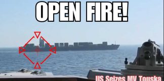 U.S Navy DESTROYS Iran Ship Fleeing Blockade
