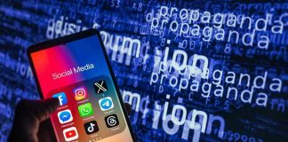 Court Battle Erupts Over Big Tech and Kids’ Mental Health Smartphone showing social media apps with text background.