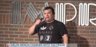 Comedian Carlos Mencia faces tax fraud charges