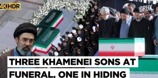 Vanishing Supreme Leader Sparks Panic Who Are Ali Khamenei's Sons? Three Brothers Attend Funeral, Mojtaba Missing From Tehran Mourning |4k