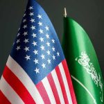 United States and Saudi Arabia flags side by side