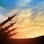 One Missile Exchange Could Change Everything missile silhouettes under Iran flag at sunset