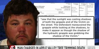 Grapple Game Ends In Manslaughter Tree trimmer charged with crushing coworker while playing shadow puppets in Apple Valley