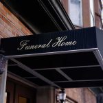 funeral home entrance canopy