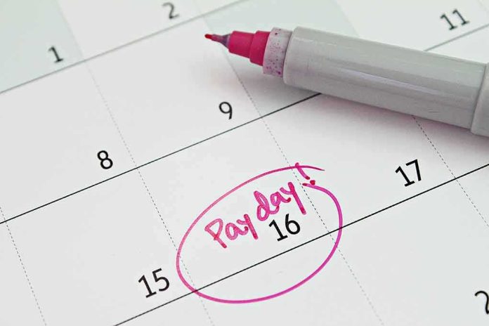 shutterstock_1095971432 Calendar with pink marker circling the 16th