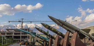 Ultimatum: Tensions Rise With Iran Row of missiles on display outdoors