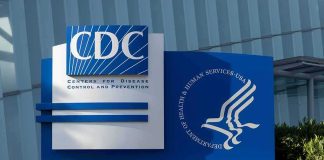 CDC headquarters sign at Edward R. Roybal Campus